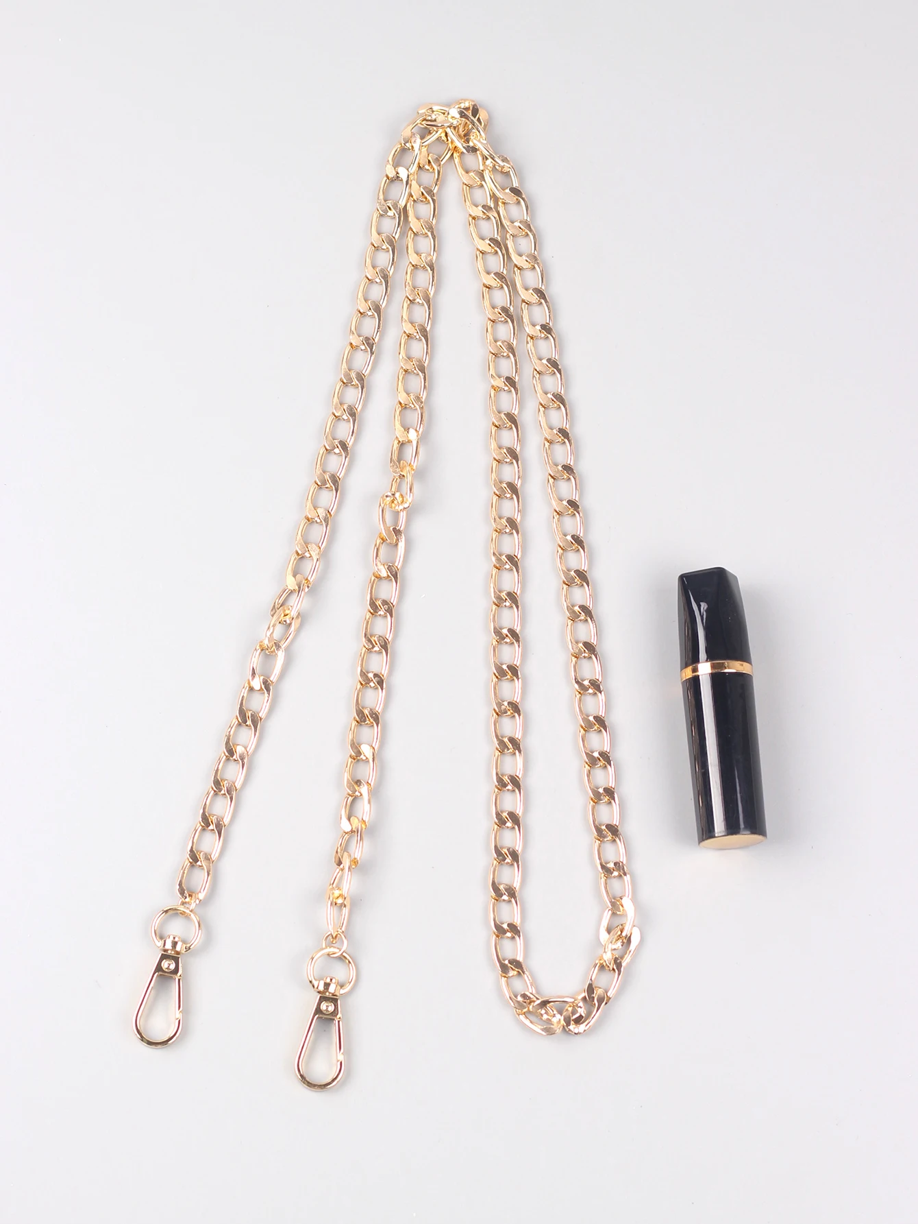 High-end bag chain accessories bag chain metal chain female bag belt diagonal cross shoulder portable flat chain single buy