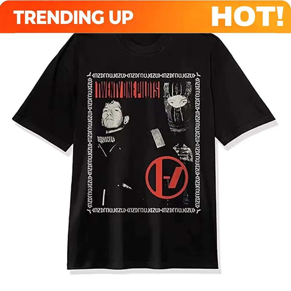 Twenty One Pilots Framed Tee Shirt Homme New in Top & Tees Men Clothing short sleeve Round Neck Printing Pullover T-Shirt 50412