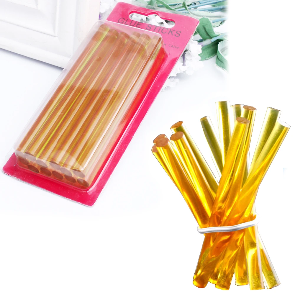 12 adet/paket 0.7*10 cm Sıcak - Glue Gun Hair incelemesi ve fiyatı