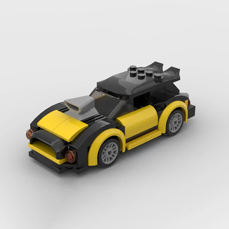 سرعة سباق السيارات نموذج MOC قوالب بناء عالية الأداء رالي سباق وحدات التكنولوجيا الأطفال هدايا العيد تجميع اللعب
