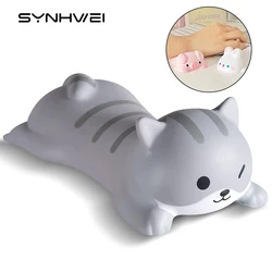 Reposabrazos ergonómico de dibujos animados, almohadilla de ratón de PU de elevación lenta para teclado, almohadilla de codo de ordenador, suministros de oficina, Kawaii