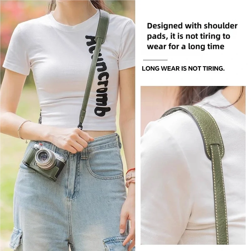 FOR Canon R50 Camera Sling Strap V1 Quick Release G7X2 Ricoh GR3 Neck Strap Fujifilm X100VI Shoulder Strap Sony