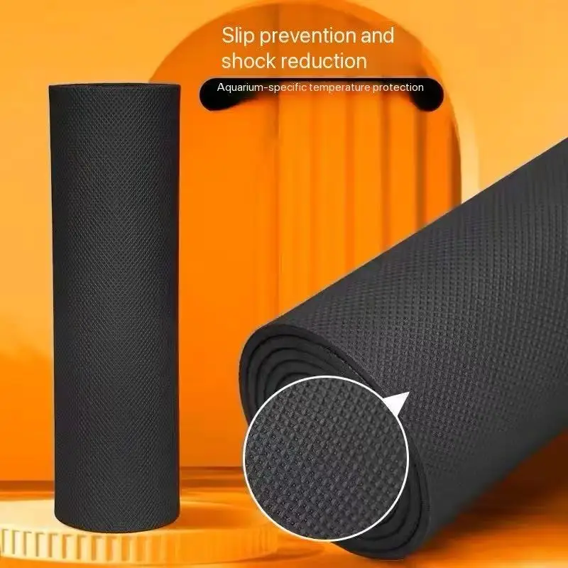 

Special mat for turtle tanks and fish tanks, black 6mm thick EVA insulation mat, shock-absorbing and anti-slip, tank pad customi