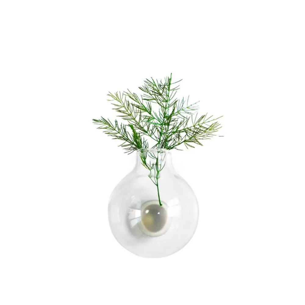 

Ceramic Vase Fridge Stickers DIY Excluding Plants Refrigerator Magnets Three-dimensional Exquisite Mini Plant Vase Kitchen