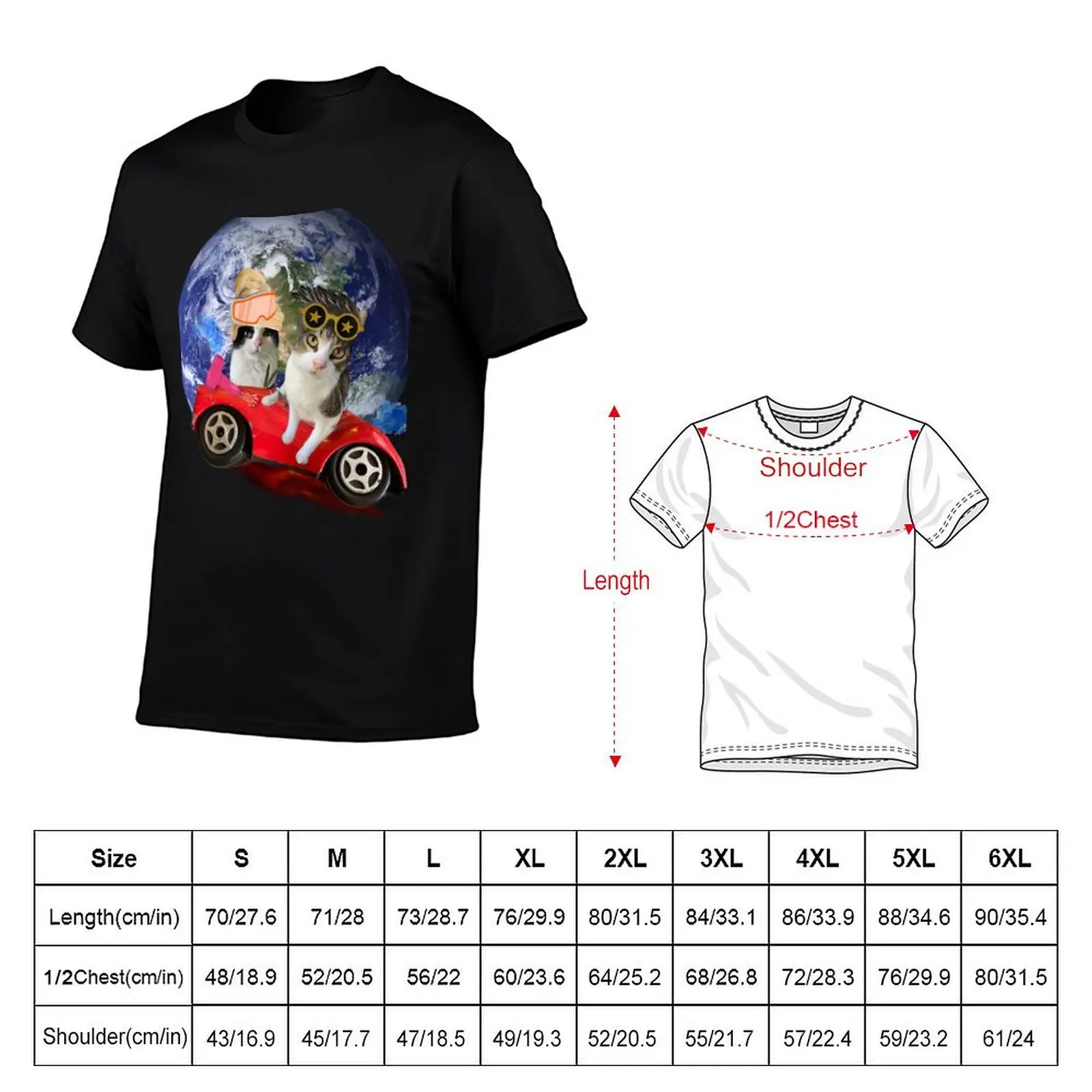 Cutout shape Ernie and Zora go worldwide T-Shirt Basic Daily Outfit Short Sleeve Tee