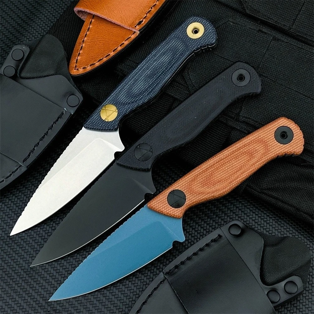 

Premium Durable Fixed Blade Knife with Sheath Outdoor EDC Camping Multi-functional Knife Tool D2 Steel Blade G10 Handle