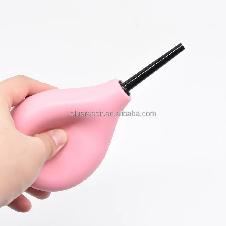 225ml Douche Enema Bulb ขายส่งสีชมพูนํากลับมาใช้ใหม่ช่องคลอดเข็มฉีดยา Anal CLEANER