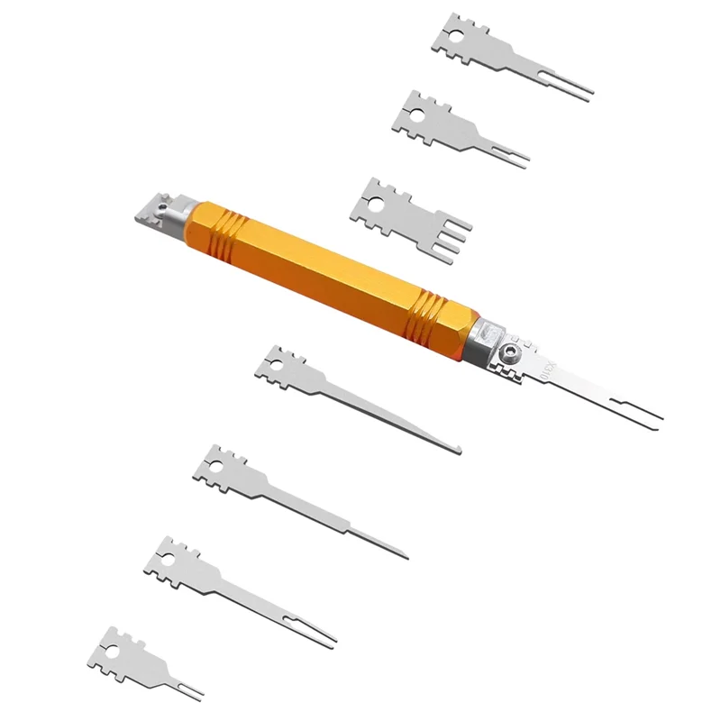

A70P Extraction Tool For Terminal Pins Double Headed Detachable For AMP Metri Pack Molex Connectors Motors Repair