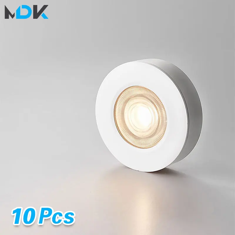 10pcs LED Downlight Ultra Thin COB Spotlight AC220V Ceiling Lamp 5W 7W 9W 12W 15W 18W Panel Light Cabinet Wine Jewelry Show