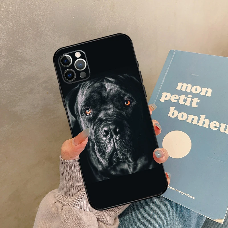 Cane Corso Italian Mastiff Dog Phone Case For iPhone 13 12 Mini 11 14 15 16 Pro Max X XR XS Plus Bumper Cover