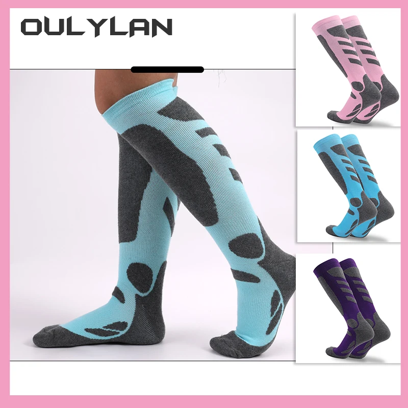 

Oulylan Winter Adult Cotton Thermal Ski Socks Men Women Warm Outdoor Cycling Snowboarding Sports Thermosocks