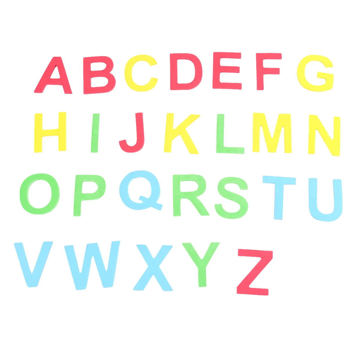 

1Set Alphabet Magnet Sticker Educational Colorful Uppercase Refrigerator Whiteboard Fridge Decal Easy Apply Remove Residue