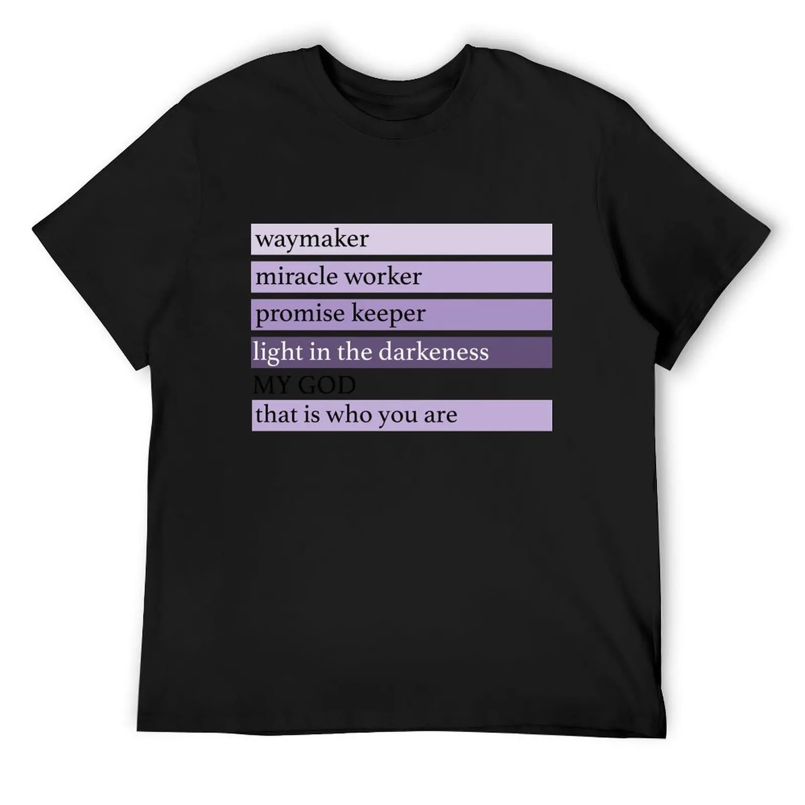 

Waymaker, Miracle Worker, Promise Keeper T-Shirt anime anime shirt Short sleeve tee mens vintage t shirts