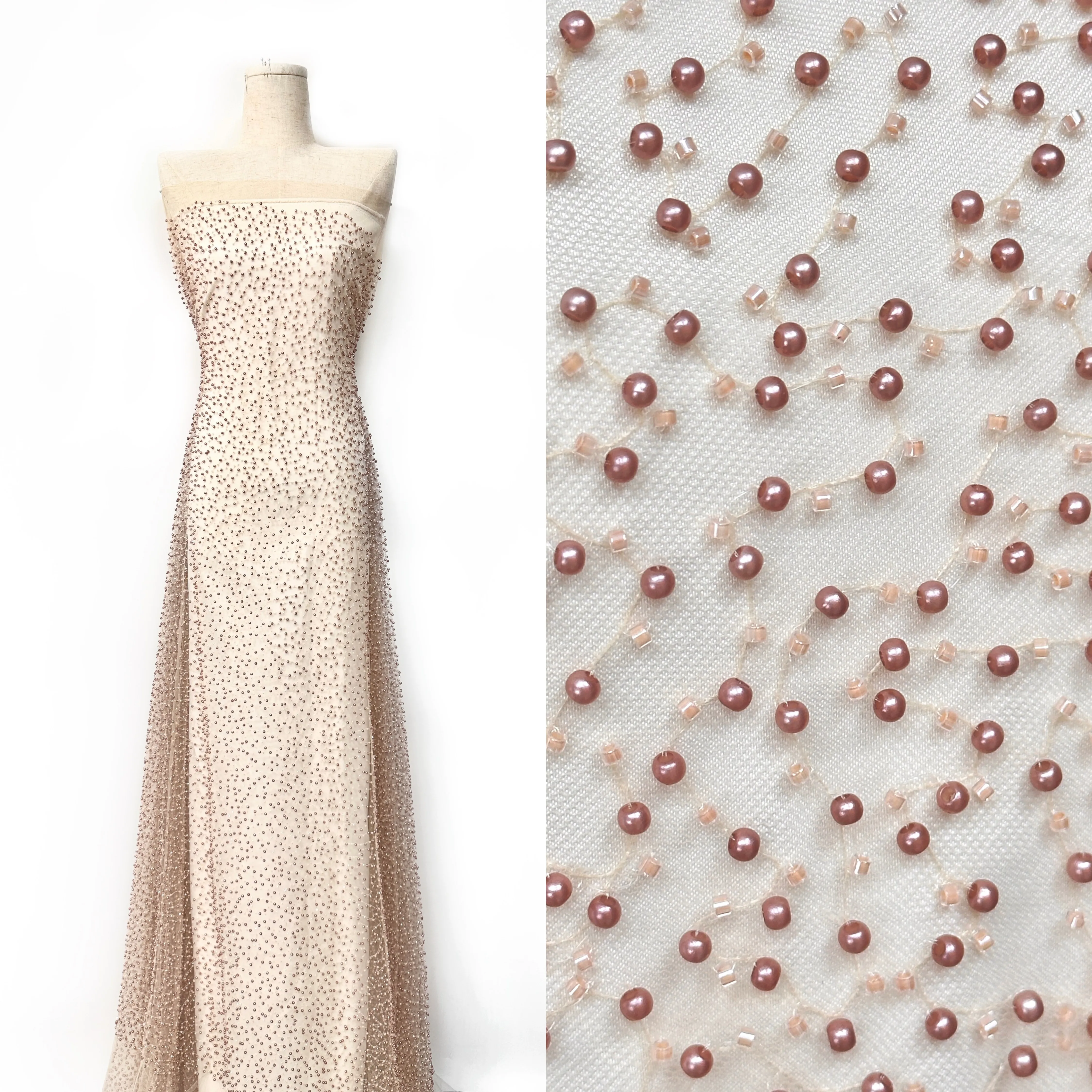 

2025 французская тяжелая тюлевая кружевная ткань с бисером для свадебной вечеринки, швейный материал, блестки, нигерийский стиль, французская сетка, тюль, кружево