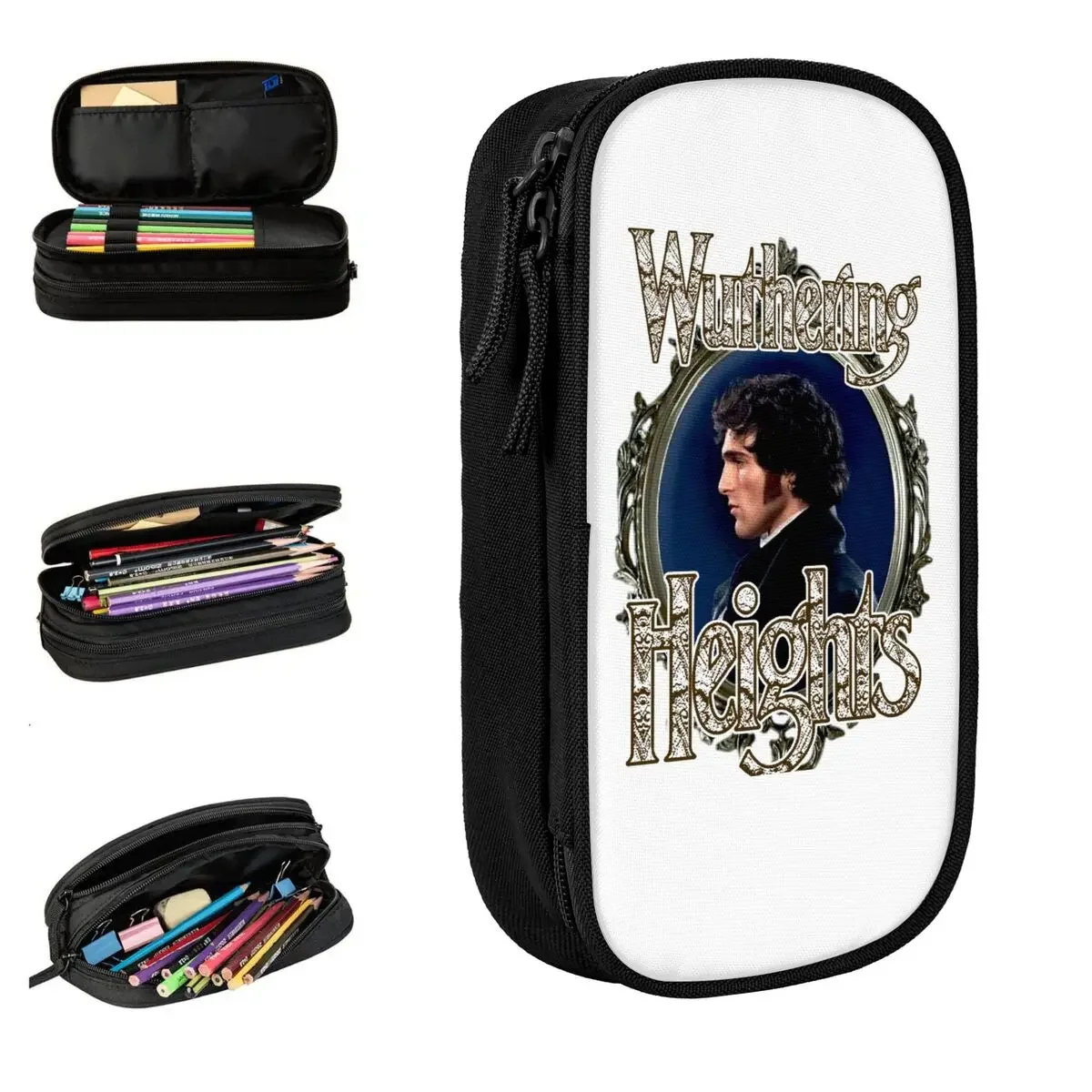 Wuthering Heights Movie Pencil Cases Creative Jacob Elordi Pen Bag Kids Large Storage Office Cosmetic Pencilcases
