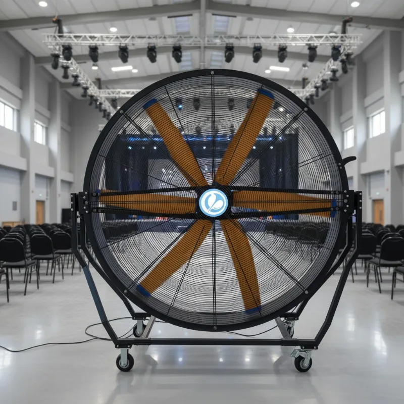 High Power 750W 1.2m Industrial Floor Fans Touch Control PMSM Motor Aluminum Alloy Blades Outdoor Gym