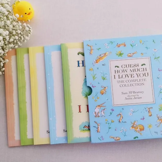 Adivina Cuánto Te Quiero, 5 Libros de Cuentos Ilustrados en Inglés en Caja