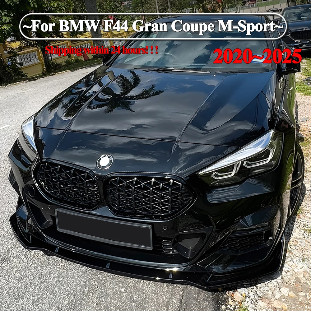 For BMW 2 Series F44 218i 220i M235i 216d 218d 220d Gran Coupe M Sport 2020-2025 Car Front Bumper Spoiler Lip Splitter Diffuser