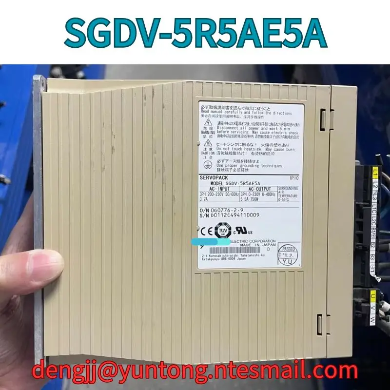 Used Servo driver SGDV-5R5AE5A test OK Fast Shipping