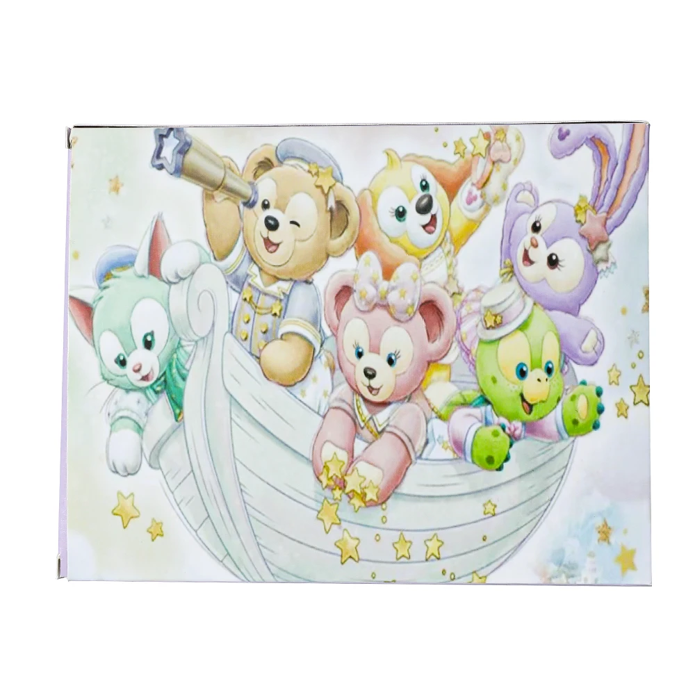 Disney Original Kawaii personaje Duffy Bear LinaBall colgante DIY cuentas caja ciega pulsera conjunto fiesta juguete para regalo hecho a mano