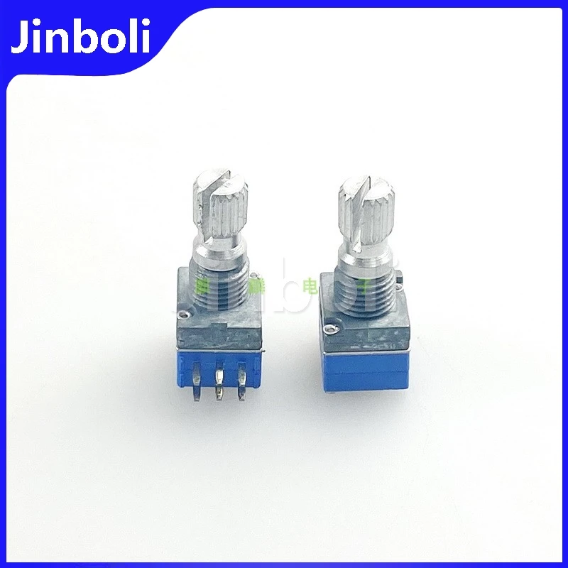 2PCS Type 09 Precision 6Pins Double B20K Headphone Amplifier Speaker Amplifier High And Low Volume Potentiometer 40-point Step