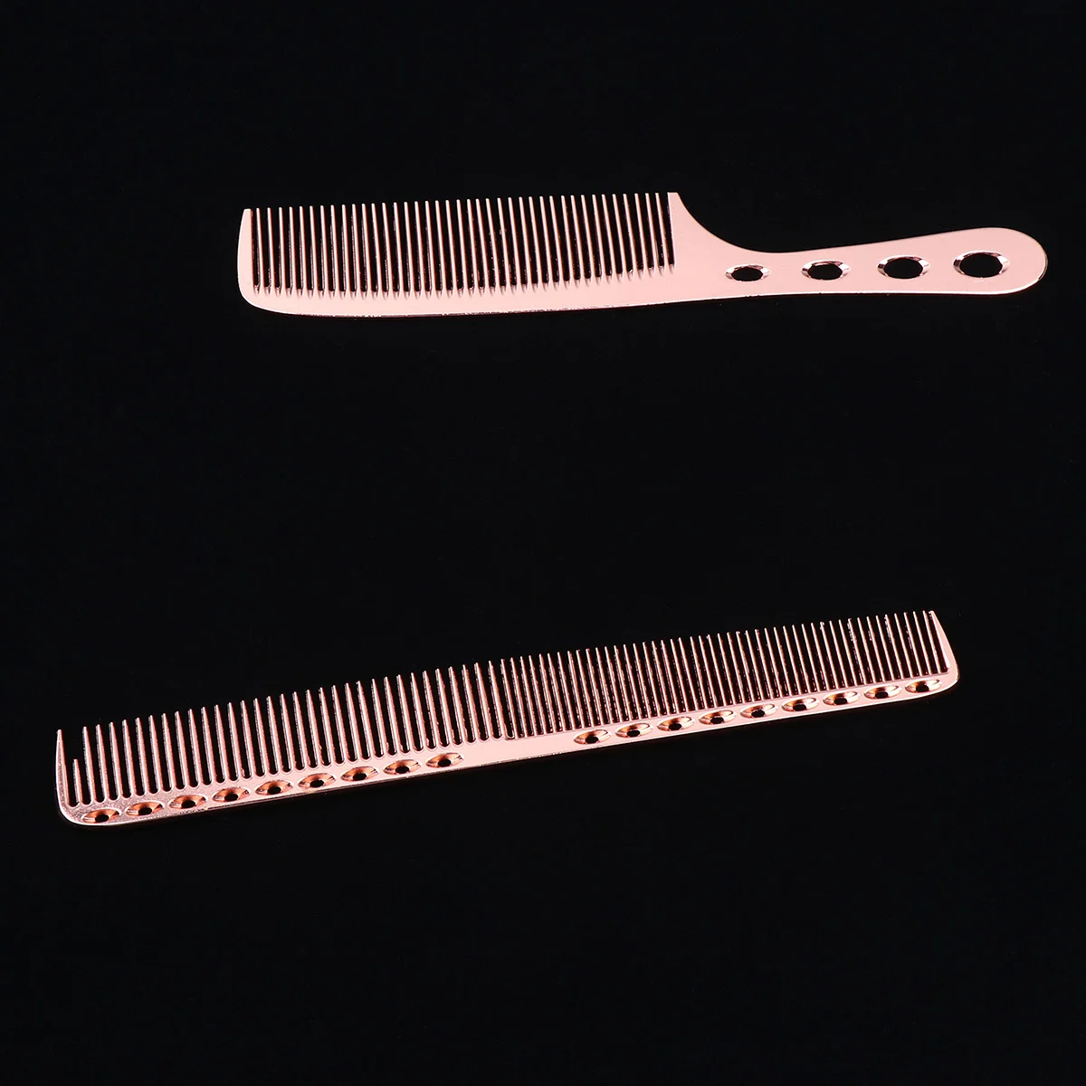 2 Pcs Hair Spary Comb Hairdressing Accessories for Women Man Fork Stainless Steel