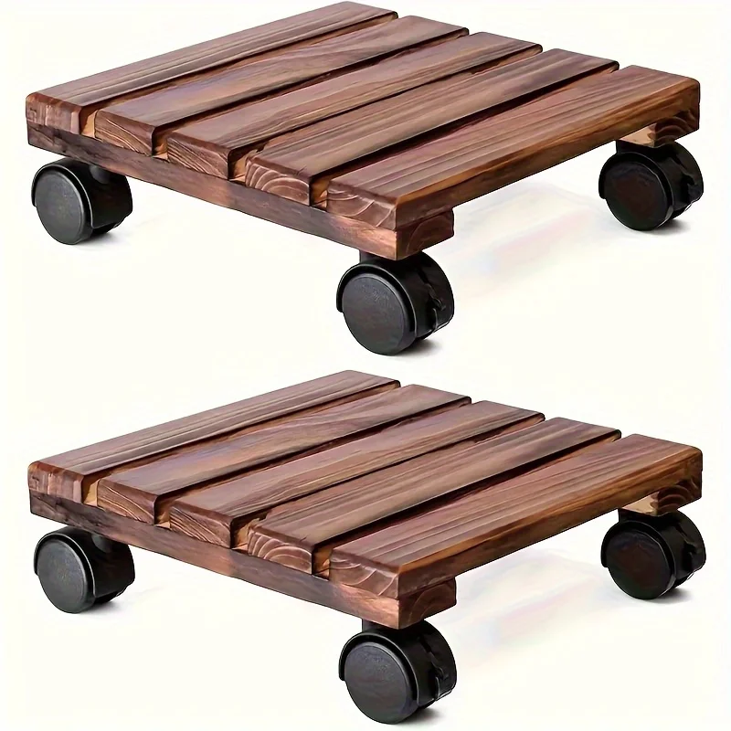 2pcs durable flower pot bases, flower pot trays, indoor and outdoor balconies, bonsai plants, garden daily accessories
