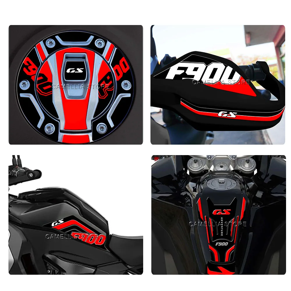 Motorcycle Sticker Set - New 3D Epoxy Resin Waterproof Motorcycle Fuel Tank Floor Protection Sticker for BMW F900 GS ADV