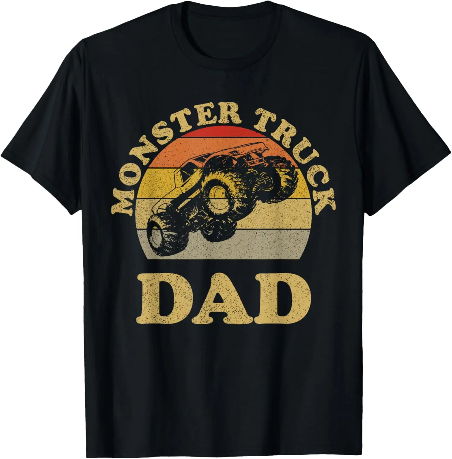 

Рубашка для папы Monster Truck Ретро Винтажная рубашка Monster Truck