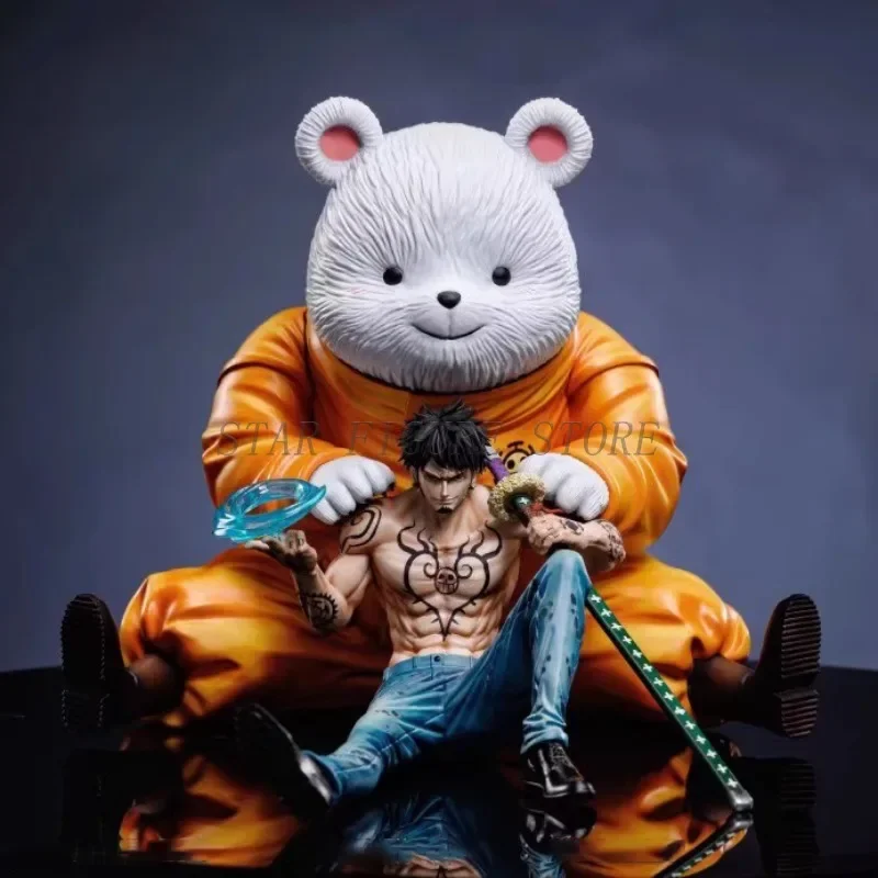 Gk Oka Shichibukai Bepo figura de acción estatua decoraciones de escritorio muñeca Anime juguetes de una pieza Trafalgar D. Modelo de figuras de la ley del agua