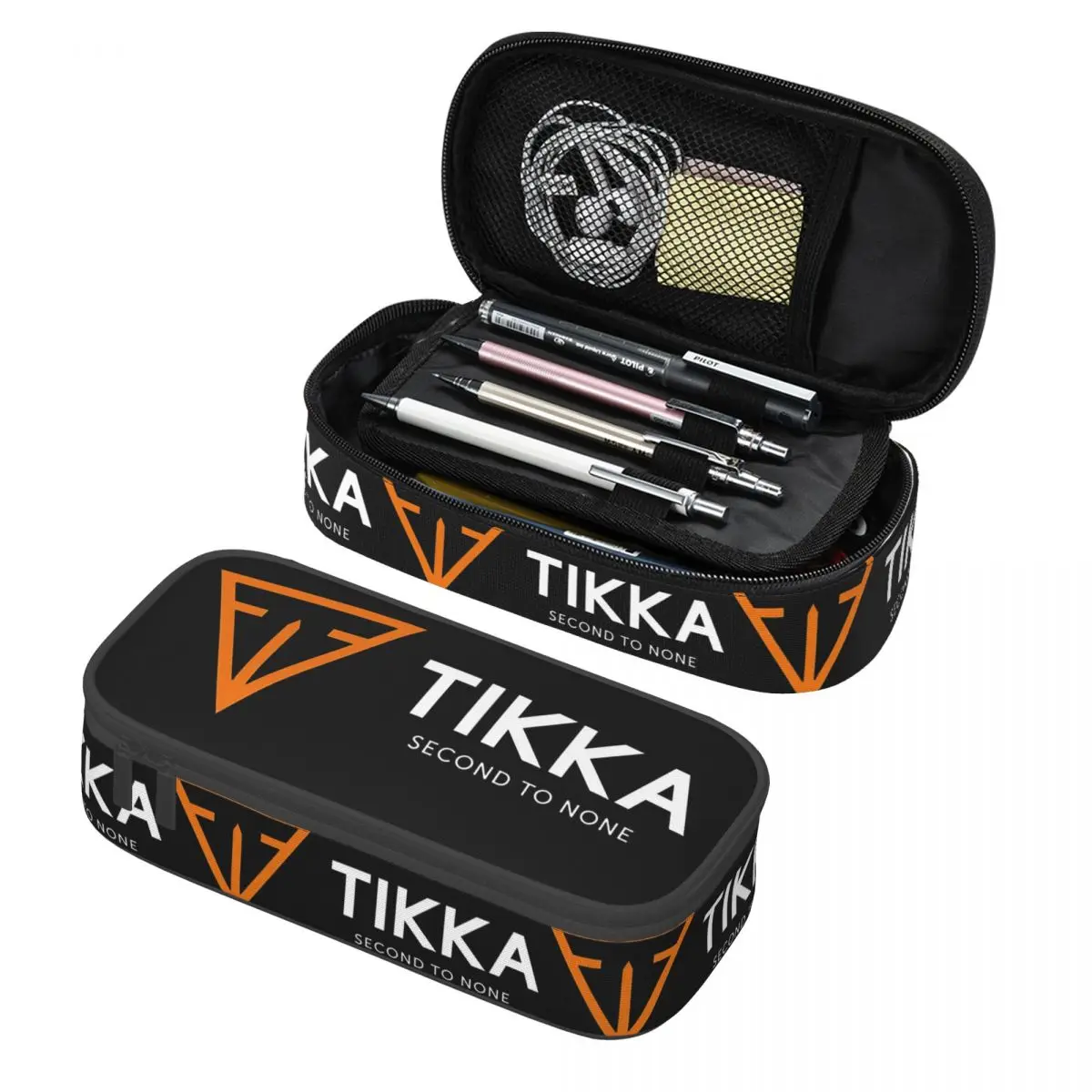 

Tikka By Sako Finland Firearms Pencil Case Pen Holder Storage Stationery Supplies Large Capacity Pen Box Pencil Bag for Kids