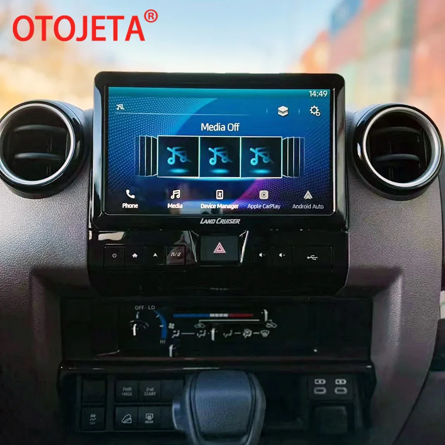 Lecteur vidéo automatique Android pour Toyota Cruiser, autoradio, navigation GPS, Carplay, stéréo, 11.2 pouces, 70, 76, 75, LC70, LC76, LC75, 2007-2021