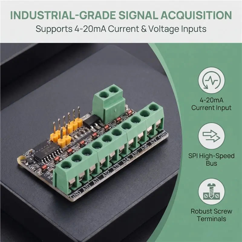 SHGO-MCP3208 8-Channel 12-Bit ADC Module For Arduino PLC MCP3208 ADC Module
