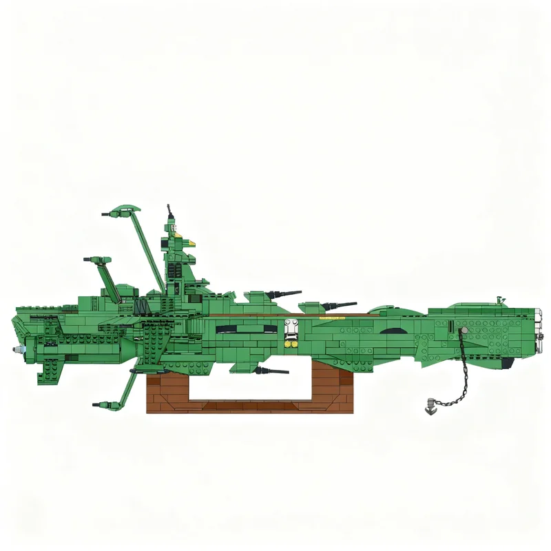 2227pcs MOC Space Arcadia Captain Harlock Atlantis Albator 84 CHEAPER Model Building Blocks Christmas Gift Toy Education DIY