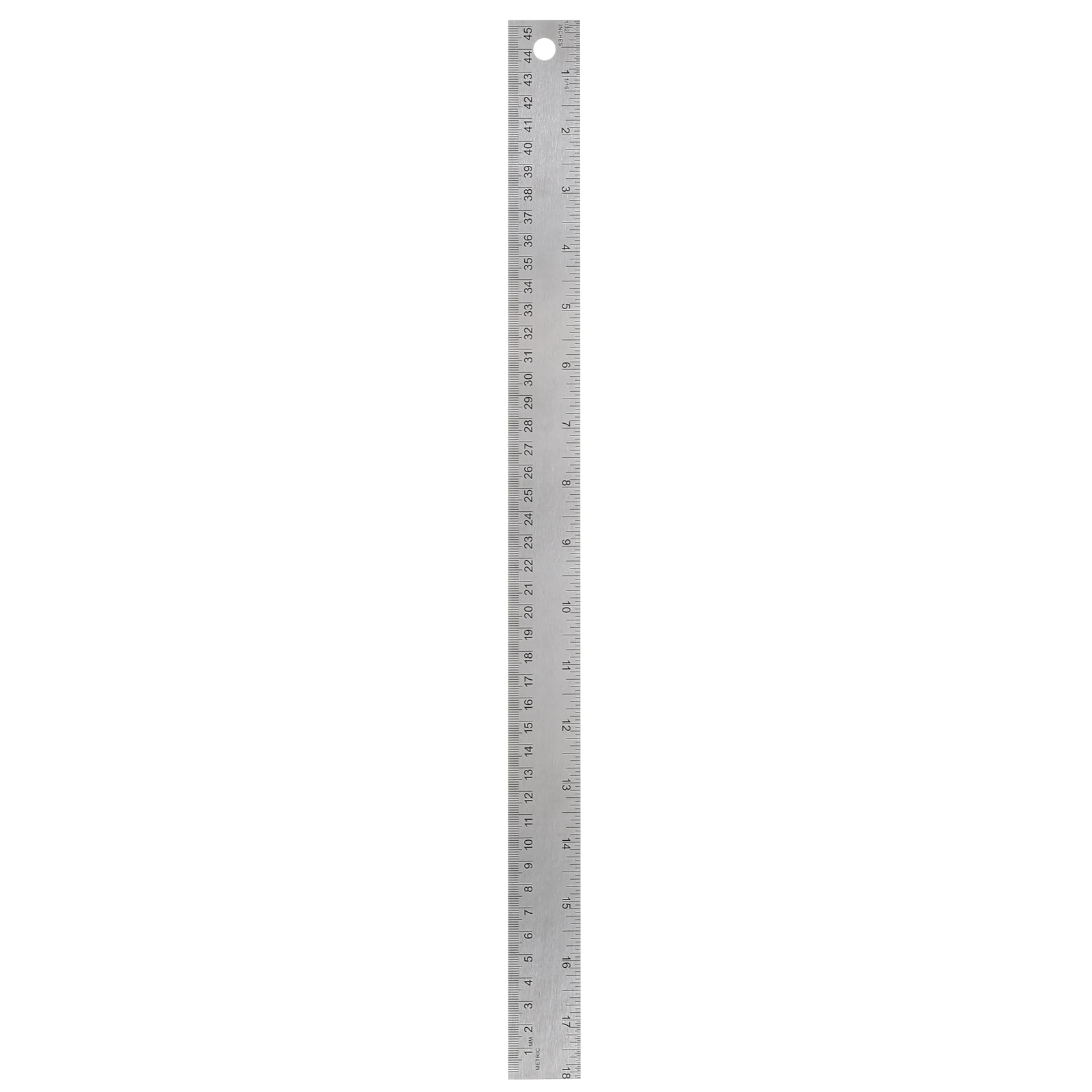 Stainless Steel Cork Back Ruler for School Office Engineering Woodworking Corked Backed Ruler Measuring Device Tool for Student