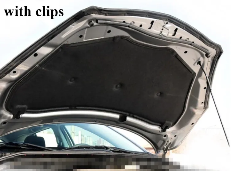 

Front Engine Cover Hood Insulation Pad Heat Shield Blanket For Mazda 3 2010-2013