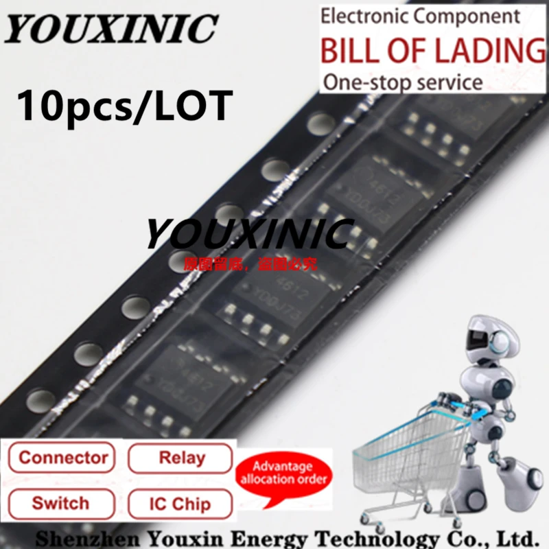 YOUXINIC  100% New Original AO4611 AO4612 AO4613 AO4614 AO4615 AO4616 AO4618 AO4619 AO4620 AO4622 AO4627 AO4629 SOP-8  MOSFET