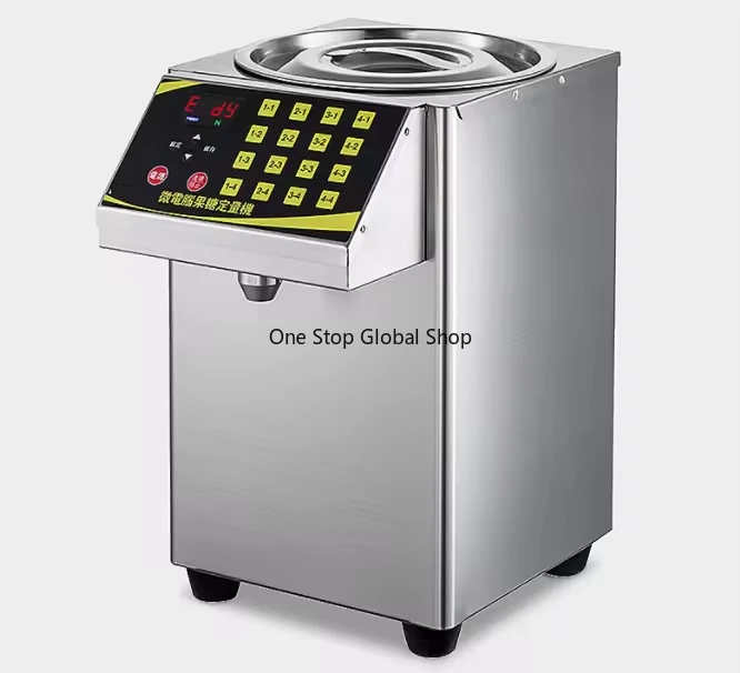 8L Capacity 16 Keys Automatic Fructose Dispenser Machine Milk Tea Coffee Milkshake Fructose Dispenser