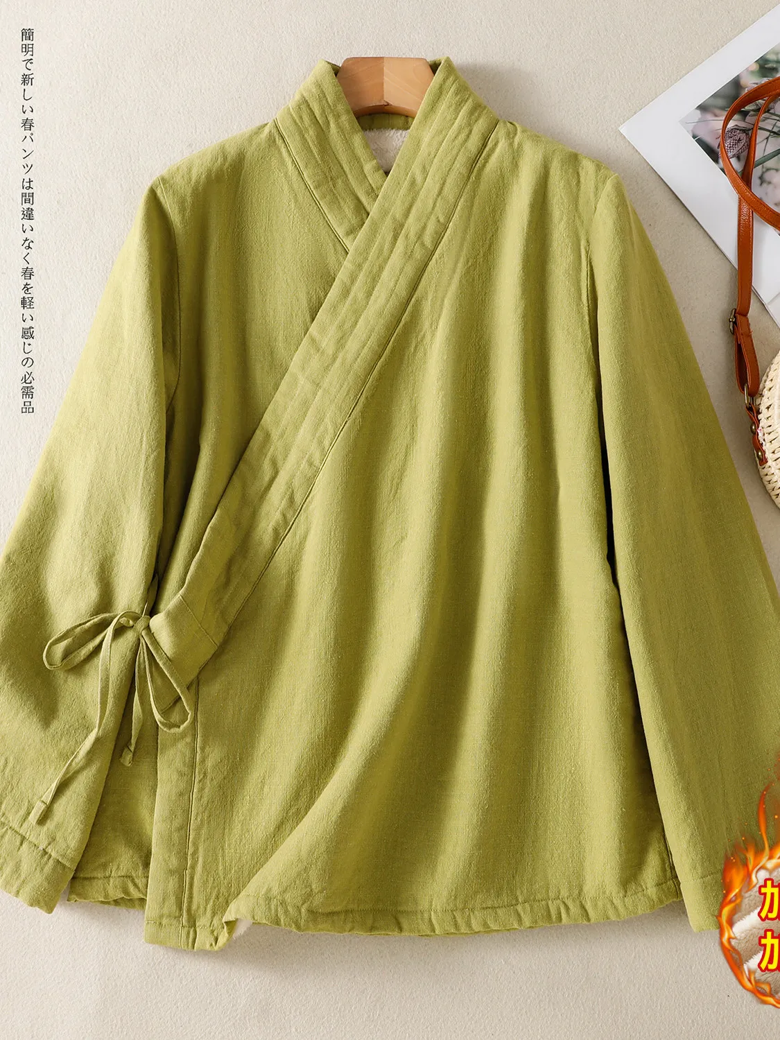 

Женское джато Thiened Fce, универсальное художественное пальто большого размера Thiened в китайском стиле, длинное зимнее пальто Sve