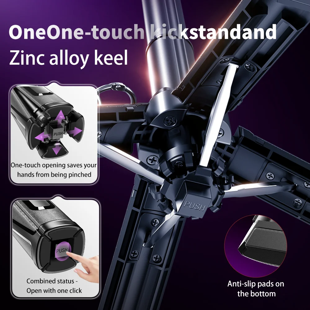 هاتف Selfie Stick Mini P25، هاتف محمول للسفر، تصوير محمول، مضاد للاهتزاز، قابل للسحب، حامل هاتف ثلاثي القوائم خفيف الوزن