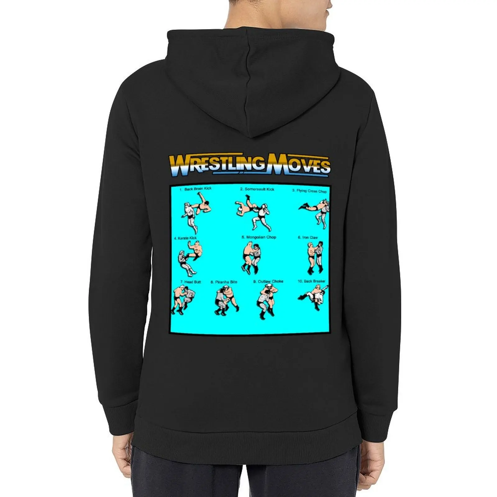 

Wrestling Moves Hoodie male clothes men's clothes korean clothes fashion men new hoodies and sweatshirts