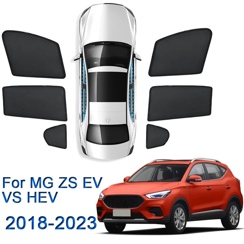 

Fit For MG ZS EV VS HEV 2018-2022 2023 Car Side Window Sunshades Magnetic Adsorption Curtain Privacy Car Sun Shade UV Reflection