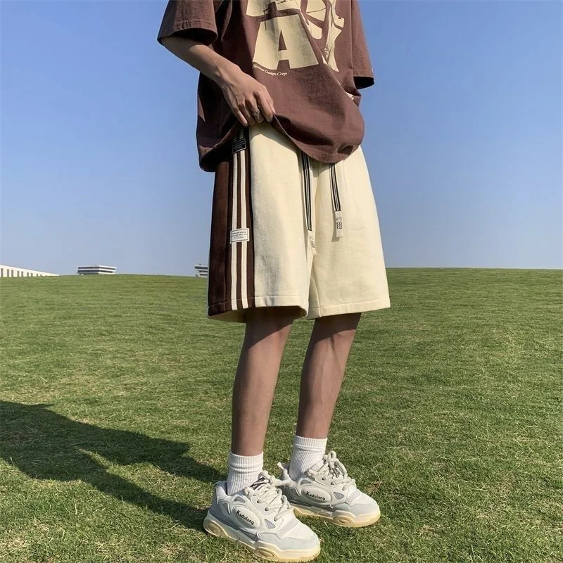 Straight Cut Casual Sport Pants For Spring And Autumn Loose Fit Design High School Style