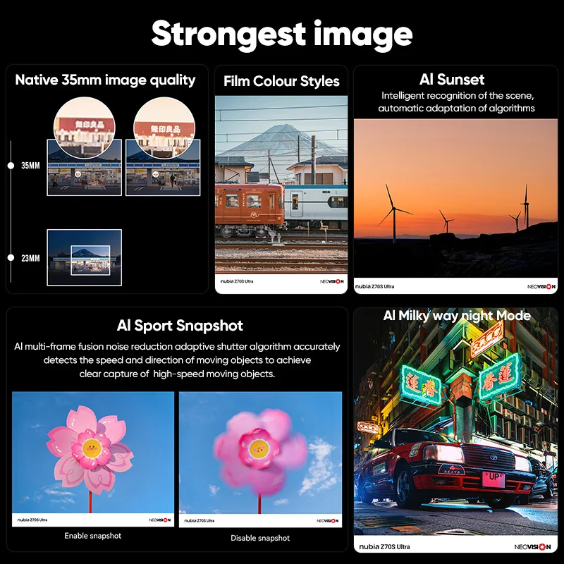 Picture 5: 2025 World Premiere Nubia Z70S Ultra Global Version Snapdragon 8 Elite 6.85