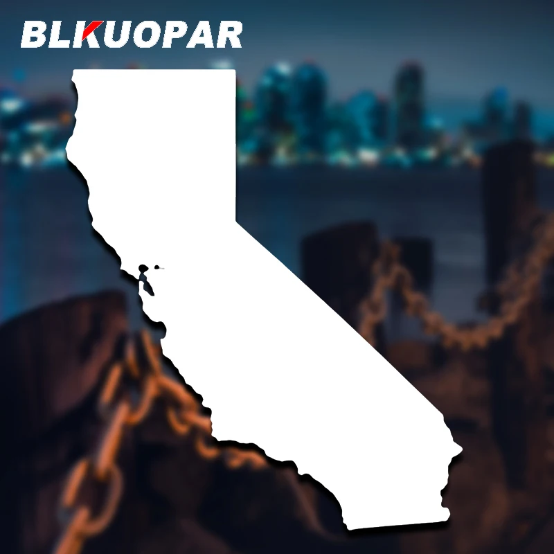 

BLKUOPAR California Silhouette автомобильные наклейки окклюзия царапин устойчивая к царапинам наклейка на холодильник багажник кондиционер автомобильные товары