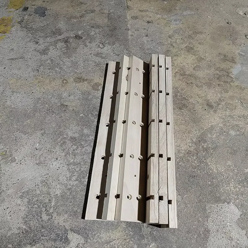Factory Wholesale Customized Black Walnut Wood CNC Machined Parts Service for Industrial Equipment OEM Options Custom Colors