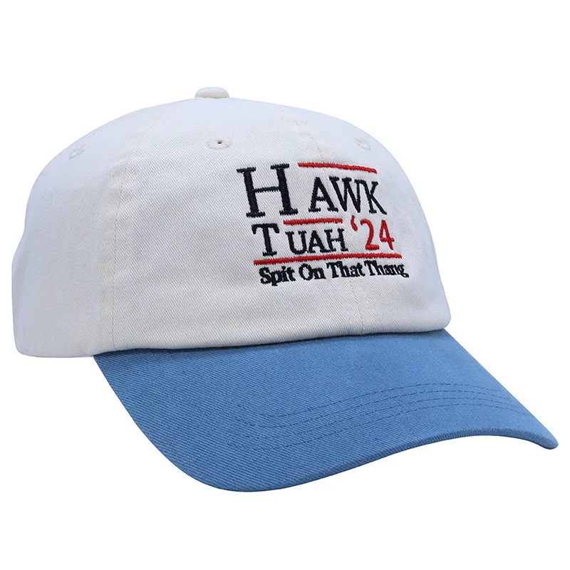 Hawk Tuah Spit On That Thang Hat For Men Women Baseball Cap Stylish Casquette Adjustable Dad Hats Black For Outdoor Sports