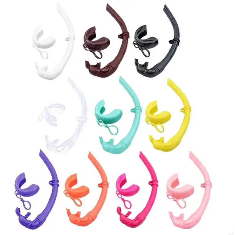 

92ME Folding Rolls Up Silicone Snorkel with Storage Case Freediving Snorkel for Diving