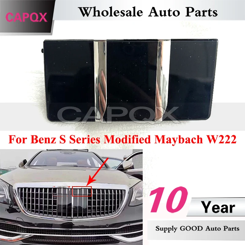 

CAPQX Front Bumper Grille Camera Flip Cover For Benz S Series Modified Maybach W222 Camera Cover