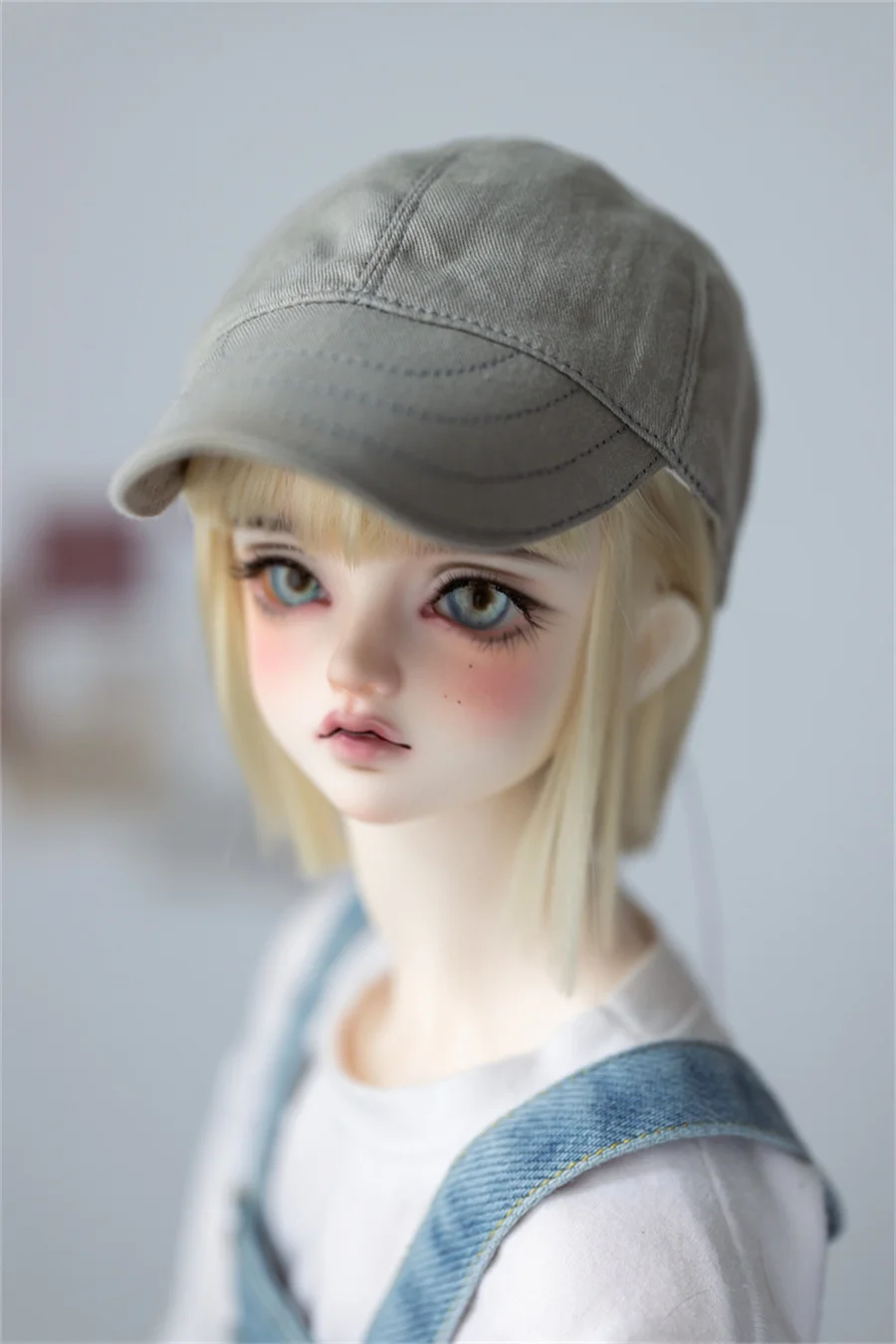 In Stock BJD Doll Cap 1/3 68 70cm Black White Handsome Youth Baseball Cap BJD Doll Accessories